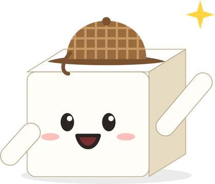 Detective Tofu waving
