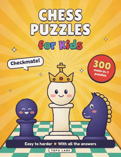 Cover of Chess Puzzles for Kids